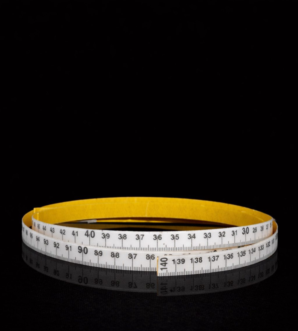 Cinta métrica autoadhesiva 0-100 para sierra vertical industrial